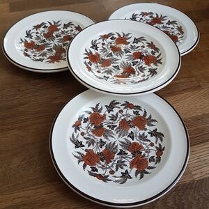 Wedgwood Peony Oven to Table Side Plates Set of 4
